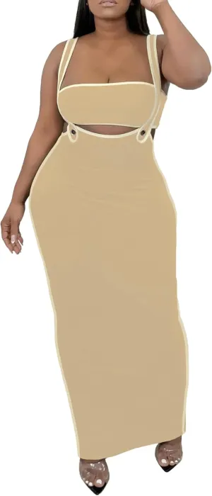2 Piece Outfits for Women Summer Tube Crop Tops Sexy Bodycon Dresses Maxi Skirt Sets Vacation Jumpsuits Club Outfits