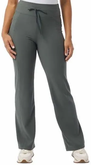 32 Degrees Wide Leg Pants Woman - Ribbed Semi-Flare Pant - Yoga Pants for Women