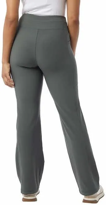 32 Degrees Wide Leg Pants Woman - Ribbed Semi-Flare Pant - Yoga Pants for Women