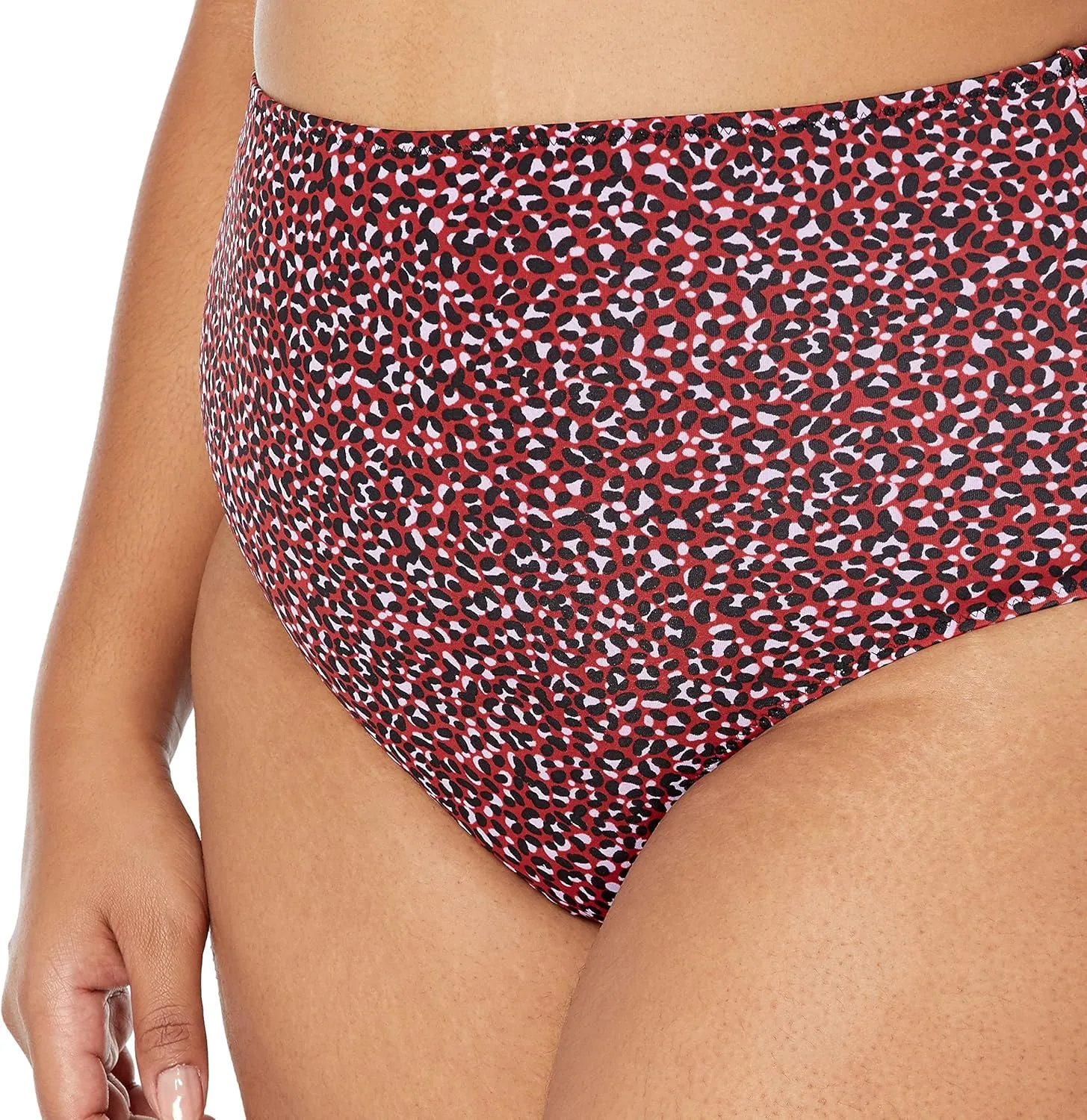 Amazon Essentials Women's High Waist High Leg Bikini Bottom
