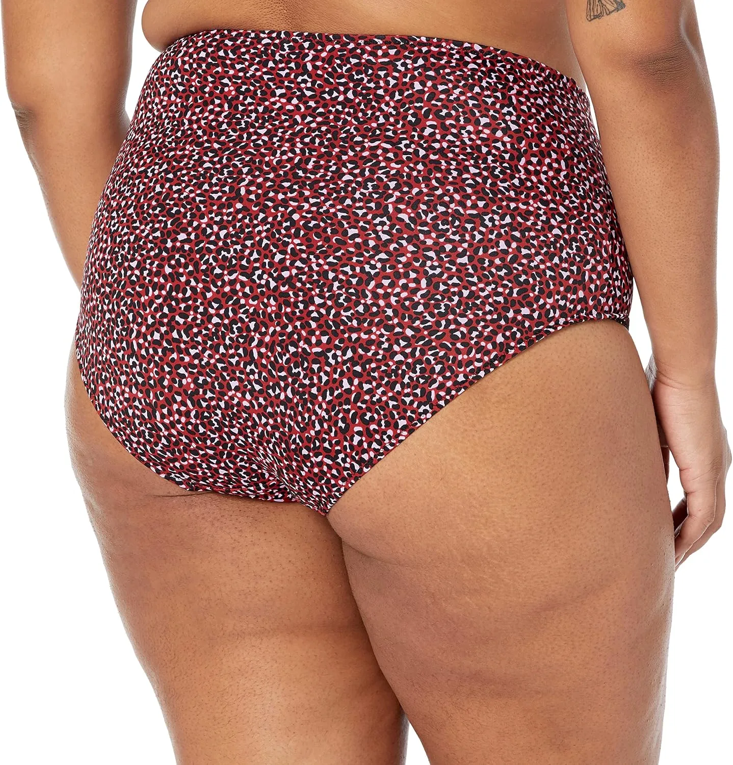 Amazon Essentials Women's High Waist High Leg Bikini Bottom