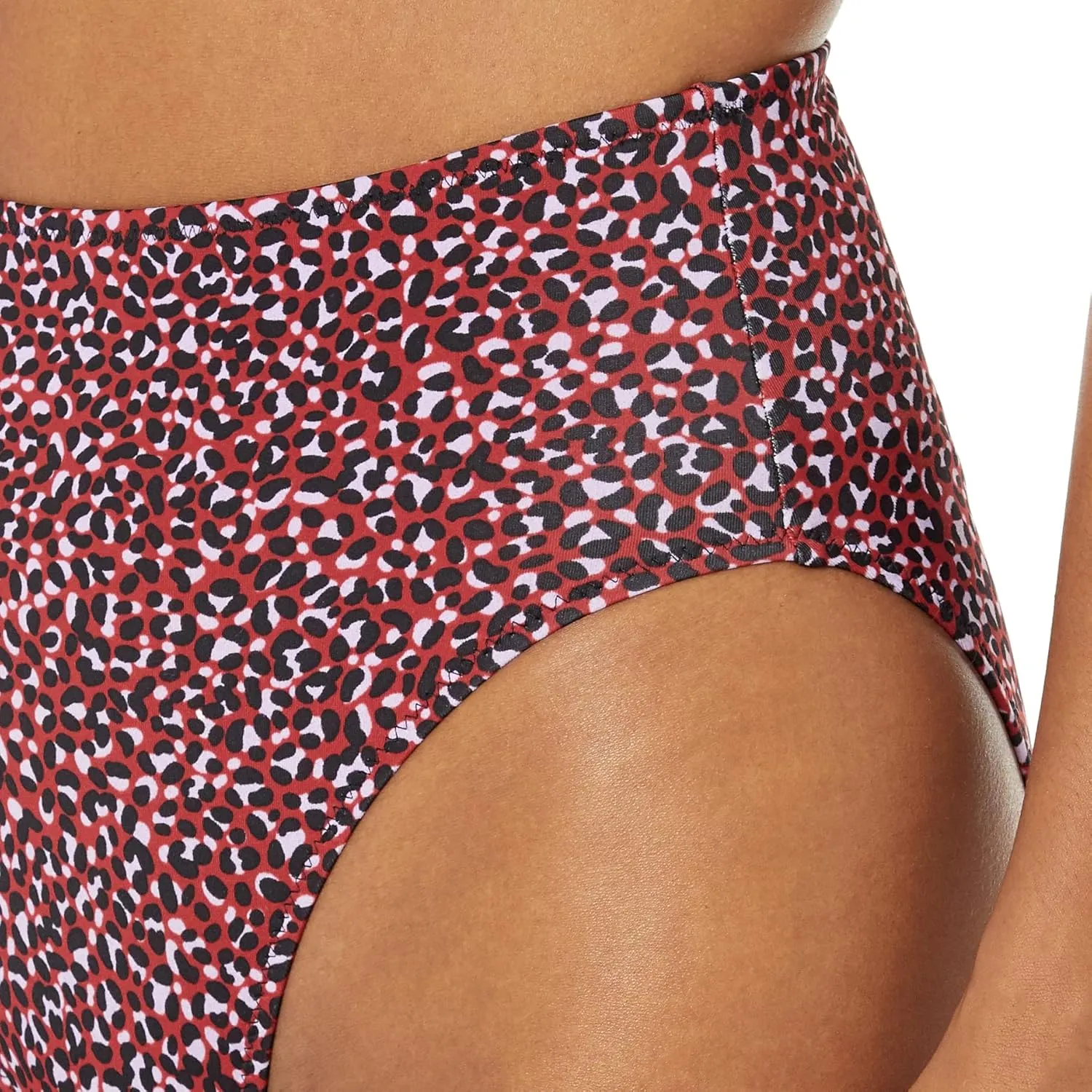 Amazon Essentials Women's High Waist High Leg Bikini Bottom