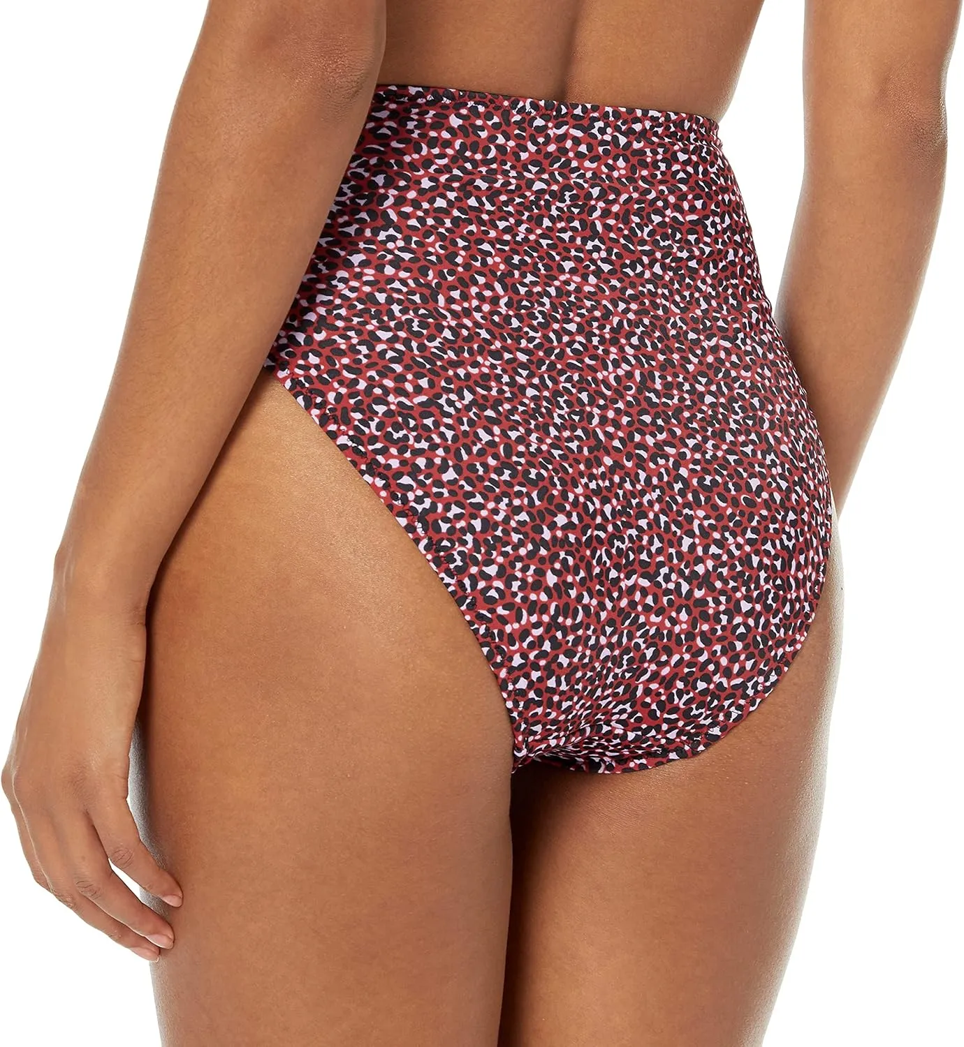 Amazon Essentials Women's High Waist High Leg Bikini Bottom