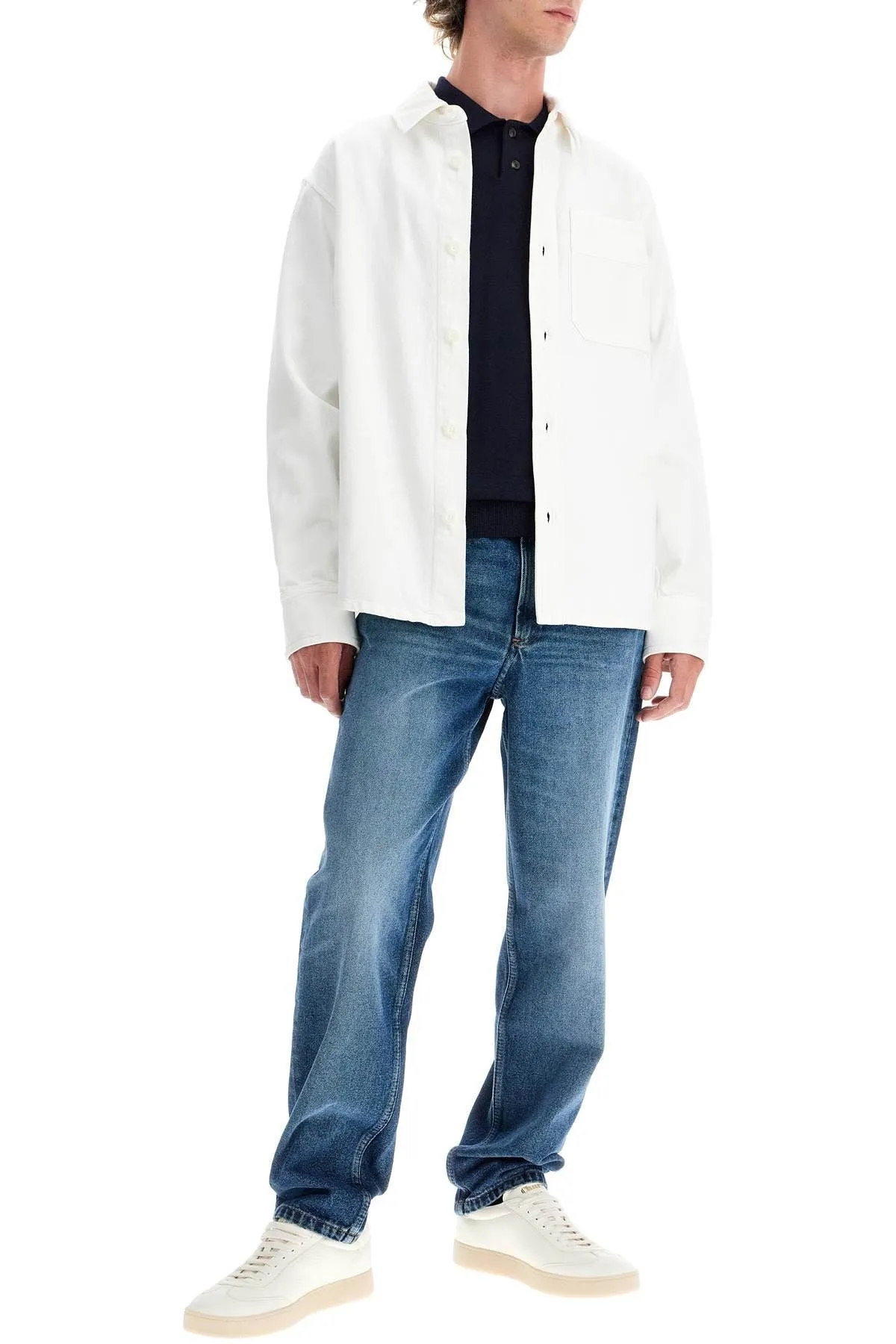 A.P.C. Jacob Wool Pullover Polo Sweater