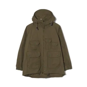 Atlantic Parka - Olive Coated Cotton Cloth