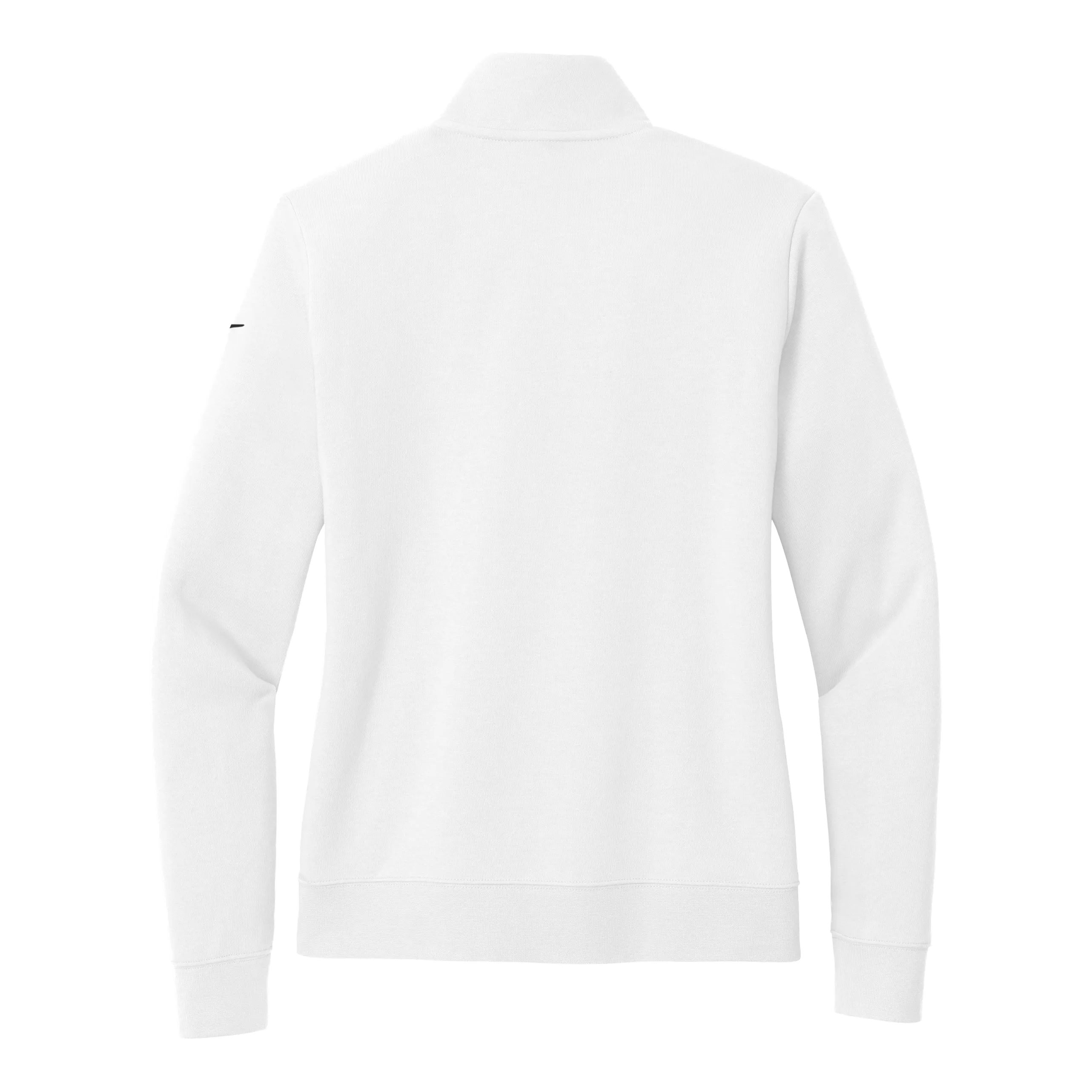 B2457W Ladies Club Fleece Sleeve Swoosh 1/2-Zip