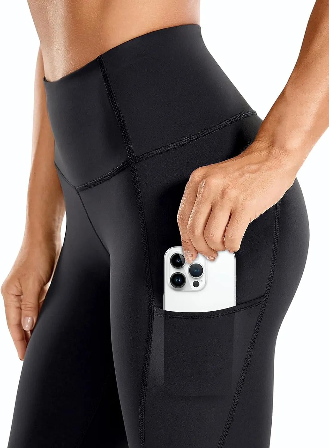 BLUEENJOY 3 Pack Leggings with Pockets for Women,High Waisted Tummy Control Workout Yoga Pants