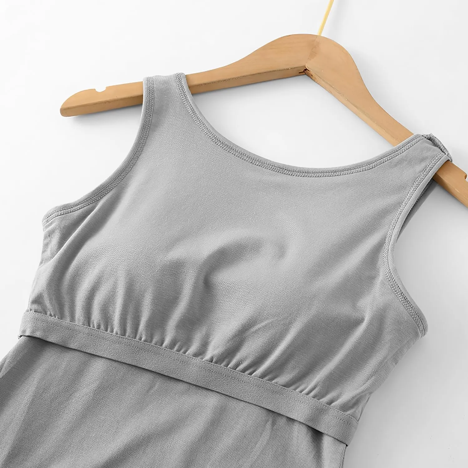 Camisole Tops for Women Summer Spaghetti Strap, Built-in Bra, Casual Tank top, Sports Yoga Shirt