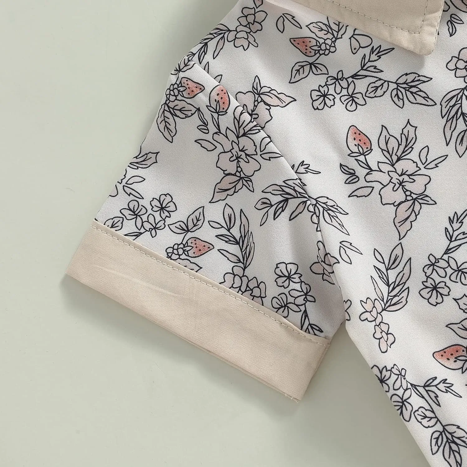 CIYCUIT Toddler Baby Boys Summer Print Shirt Outfits Clothes Short Sleeve Button Down Tops   Shorts Set