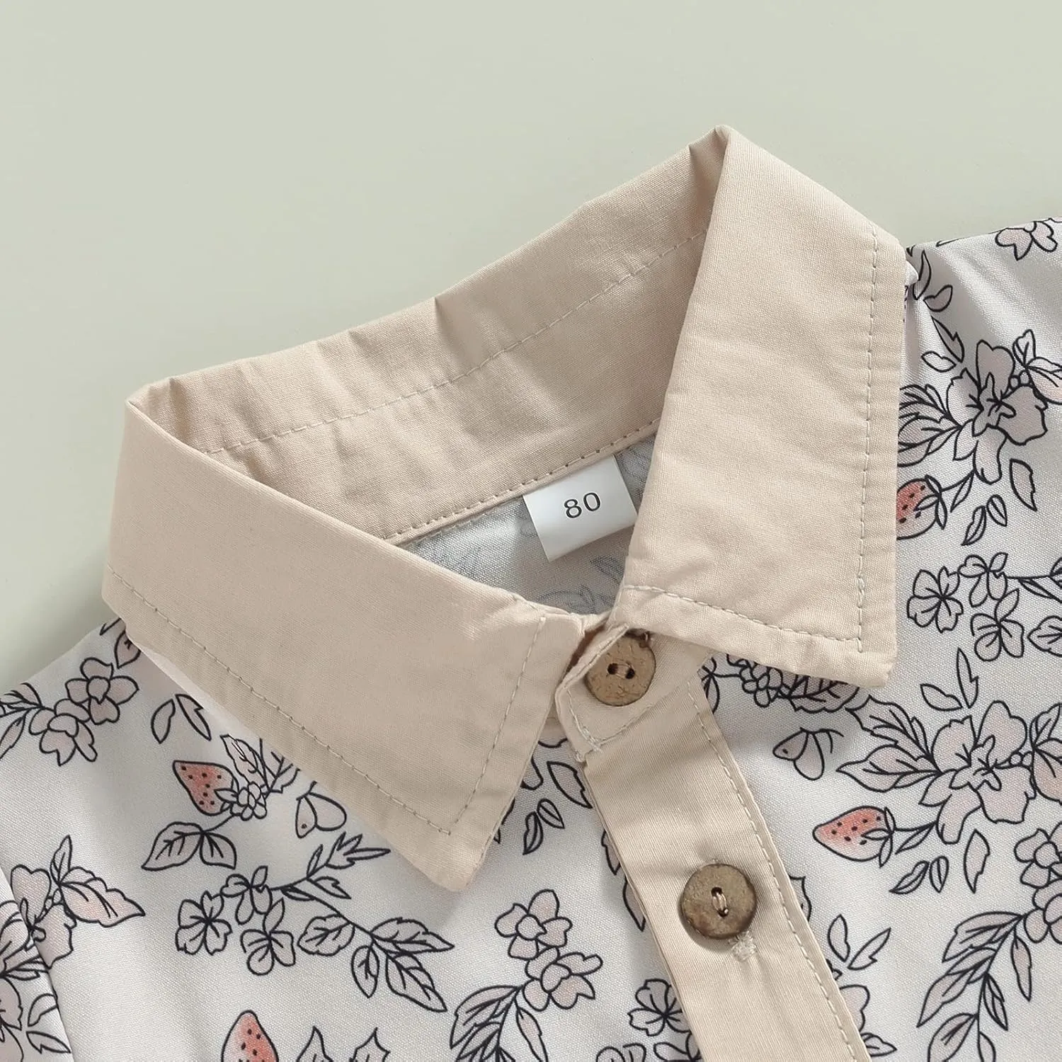 CIYCUIT Toddler Baby Boys Summer Print Shirt Outfits Clothes Short Sleeve Button Down Tops   Shorts Set