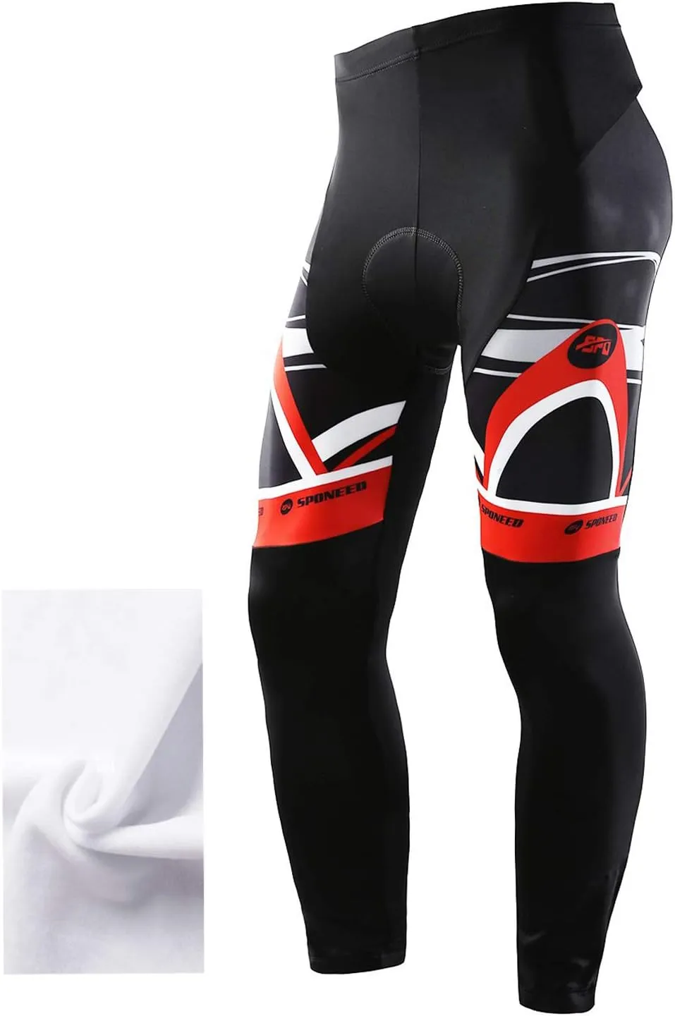 Cycling Pants for Men Road Bike Compression Tights Winter Biking Bottoms with Padding UV Proof