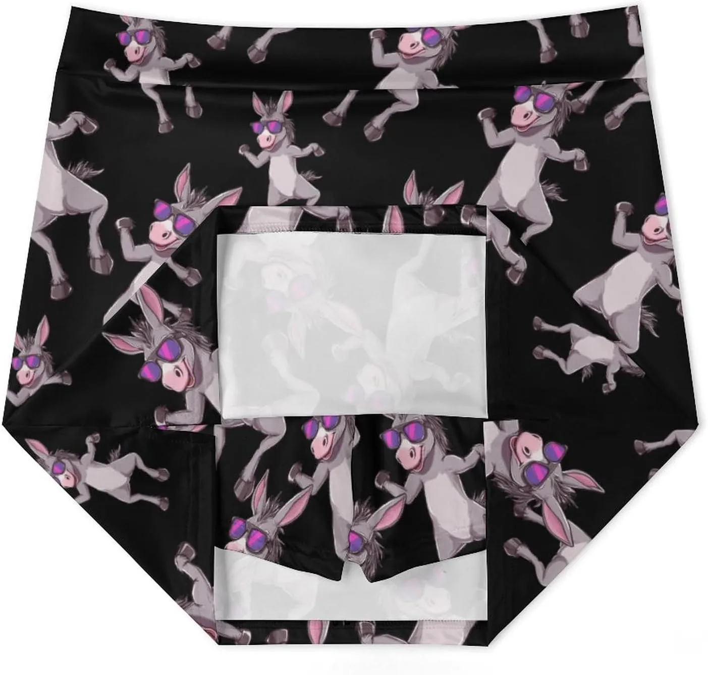 Dancing Gray Donkey Women's Skort Athletic Skirt Golf Skorts A-line Skirts with Built-in Shorts Pockets