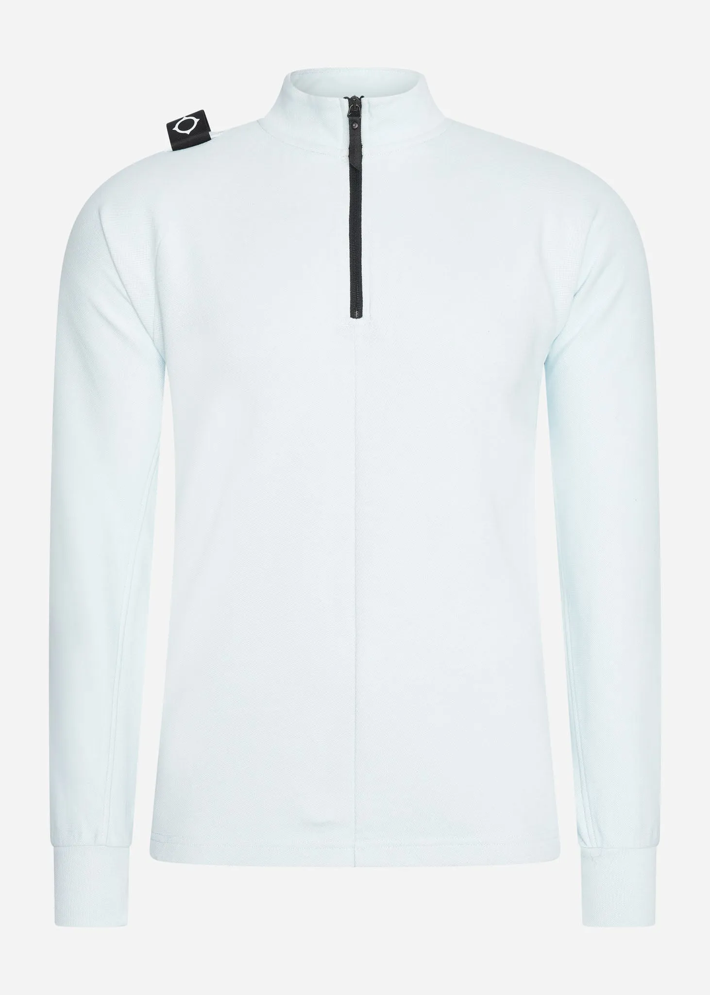 Dfp funnel neck zip top - illusion blue