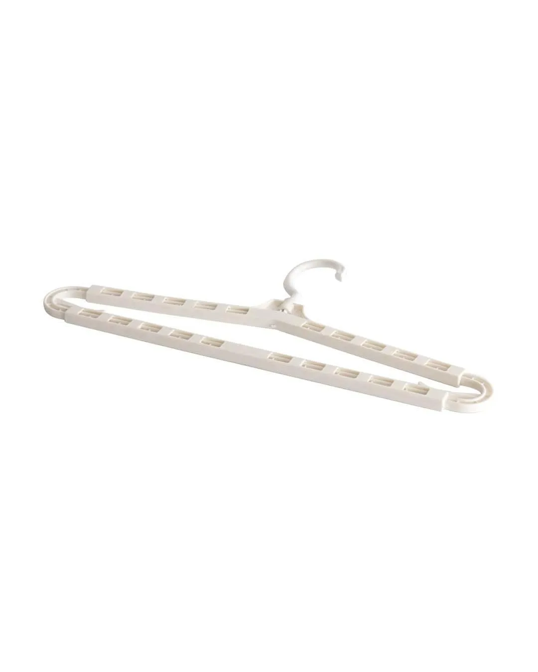 Extendable Hanger, White, Plastic