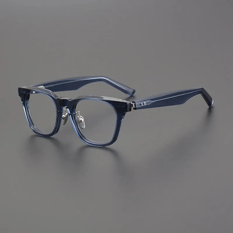Gatenac Unisex Full Rim Square Acetate Eyeglasses Gxyj1188