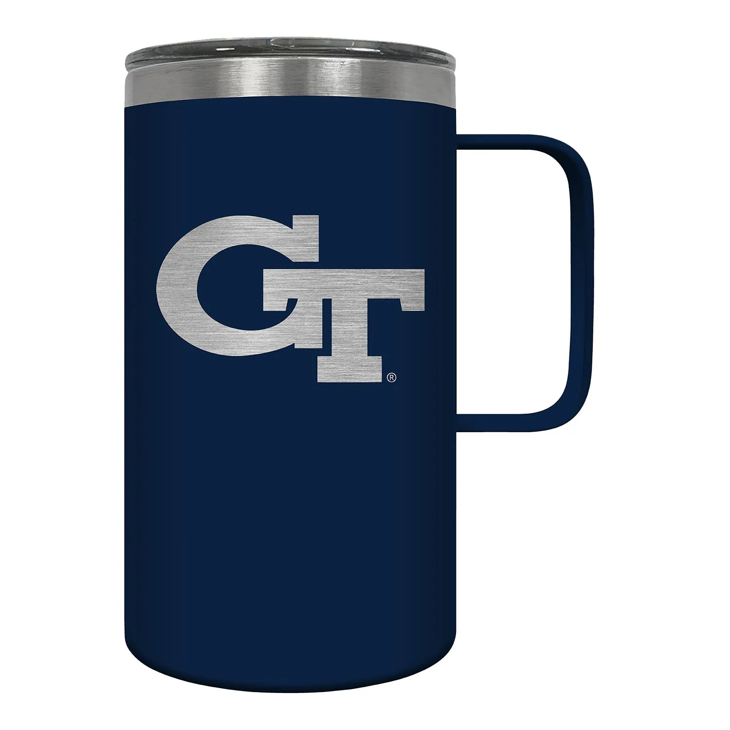 Georgia Tech Yellow Jackets 18oz Hustle Navy Travel Mug