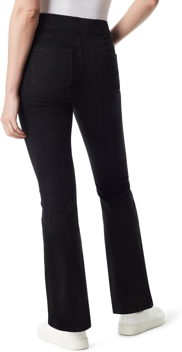 Gloria Vanderbilt Women's Amanda Pull on Boot Cut High Rise Jean Standard