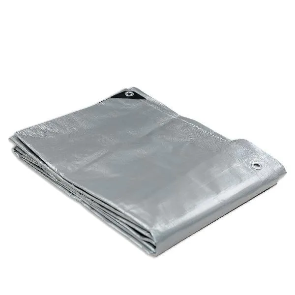 Heavy Duty Silver Tarp Tarpaulin 2.4m x 3m