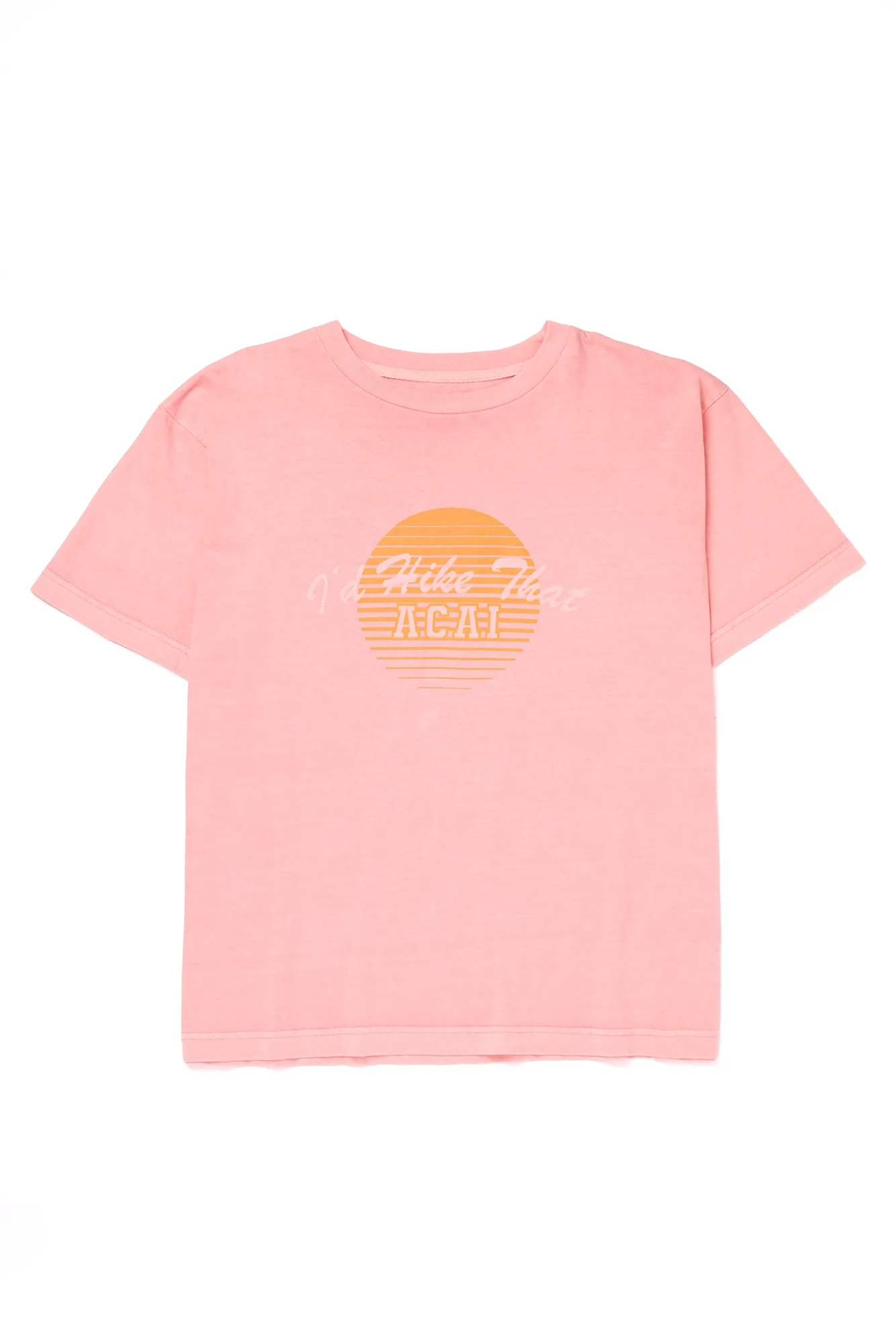 I'd Hike That Graphic Tee - Dusky Pink