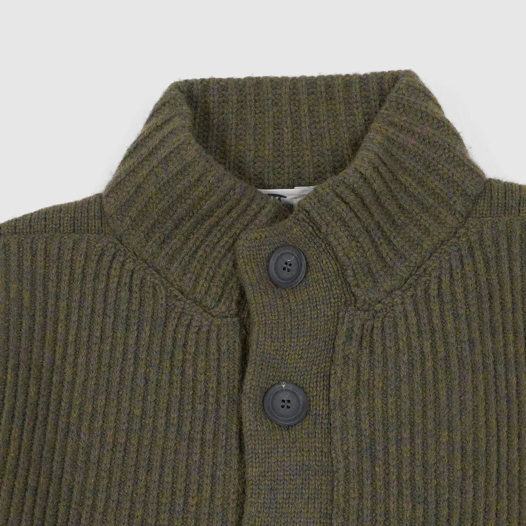 Inis Meáin Button Up Storm Knit Jacket