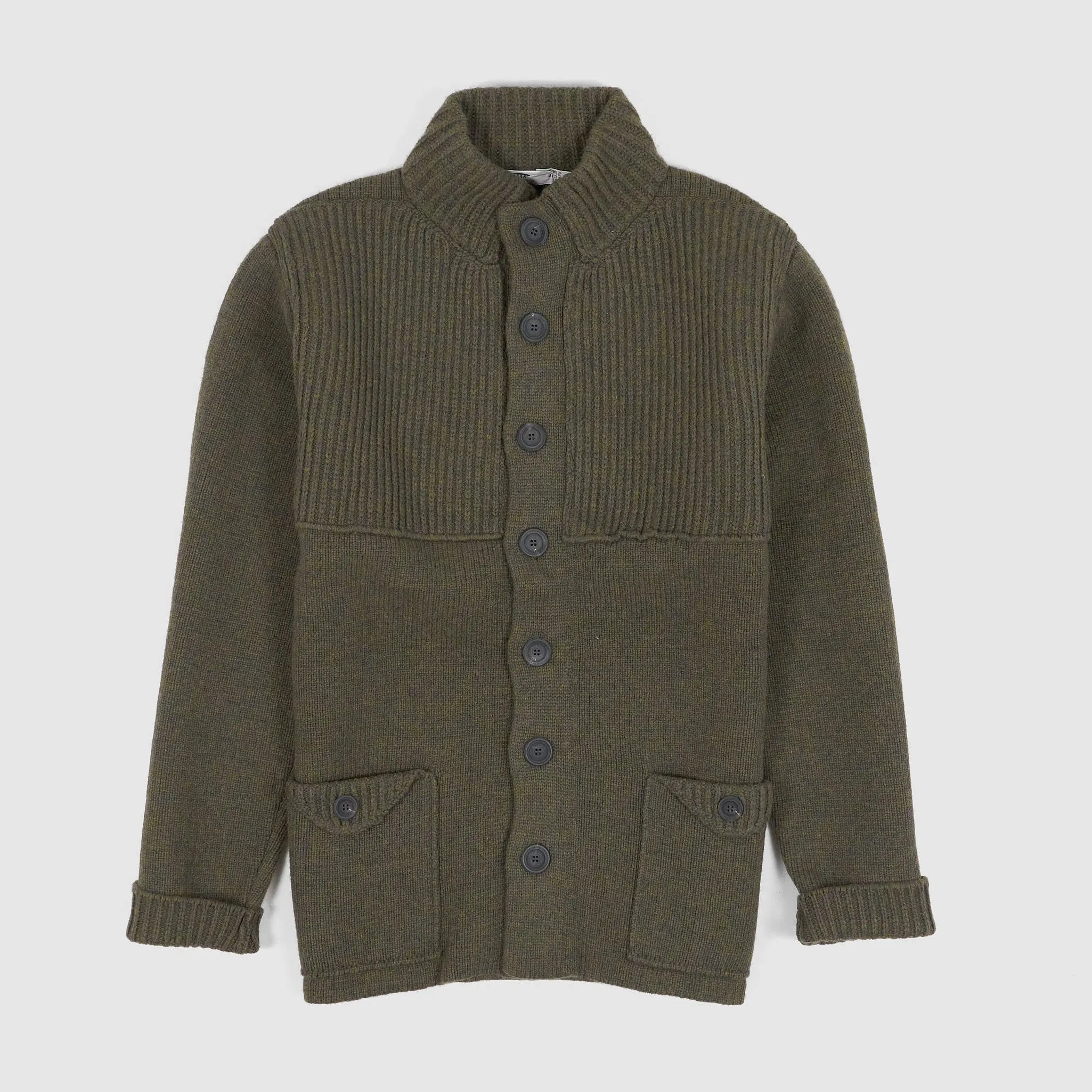 Inis Meáin Button Up Storm Knit Jacket