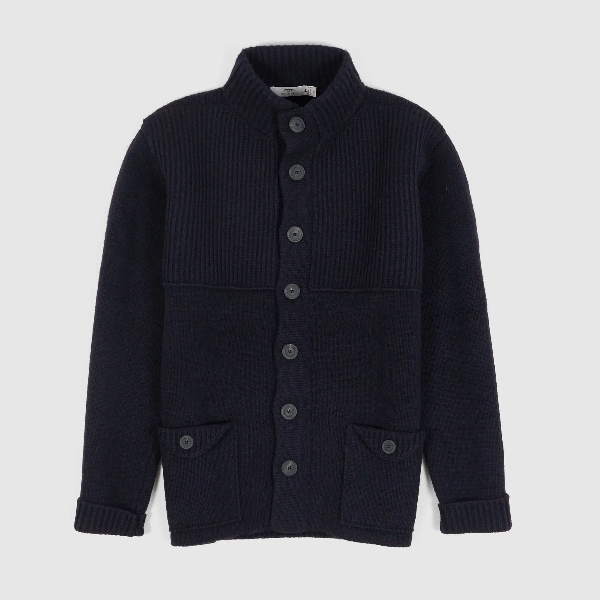 Inis Meáin Button Up Storm Knit Jacket