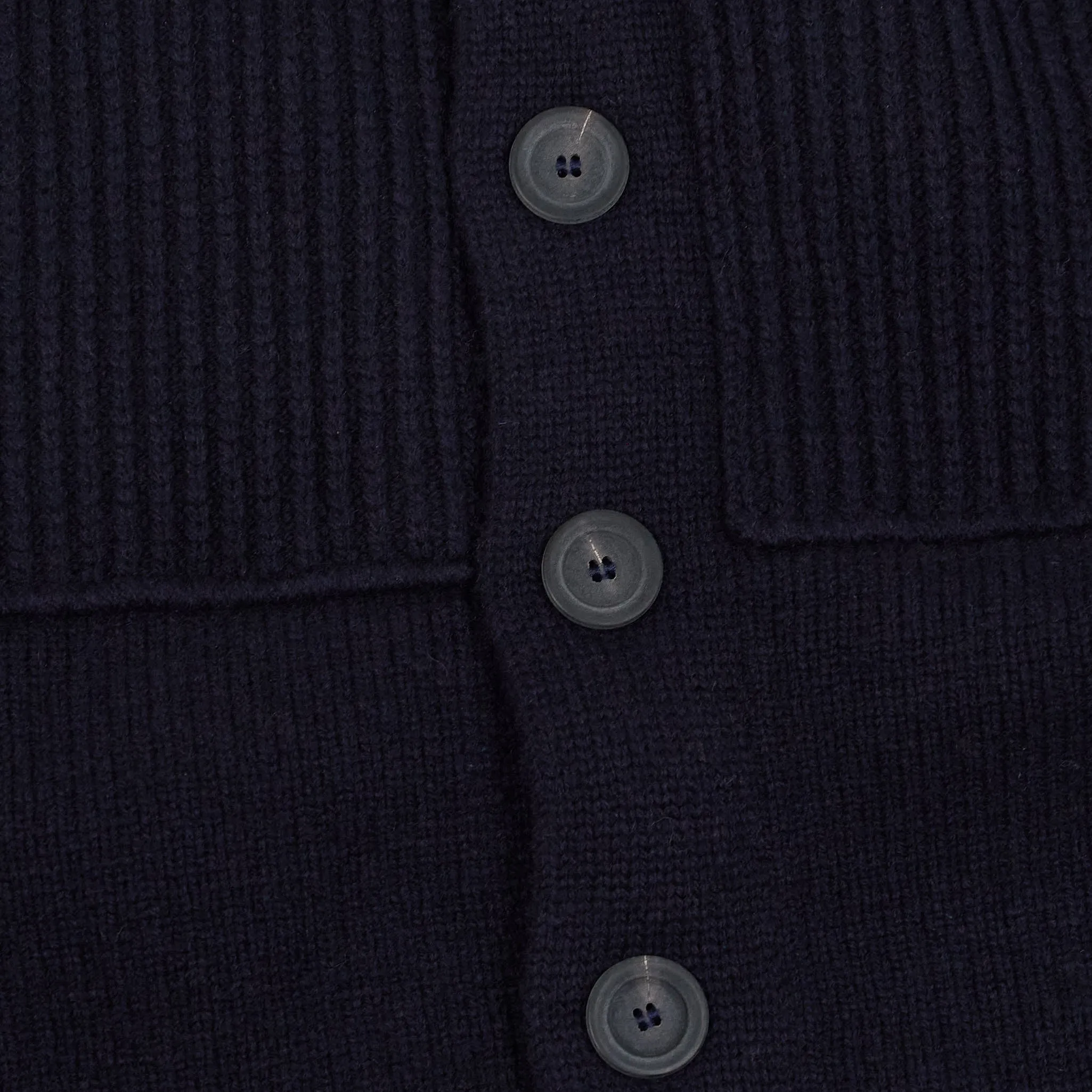 Inis Meáin Button Up Storm Knit Jacket