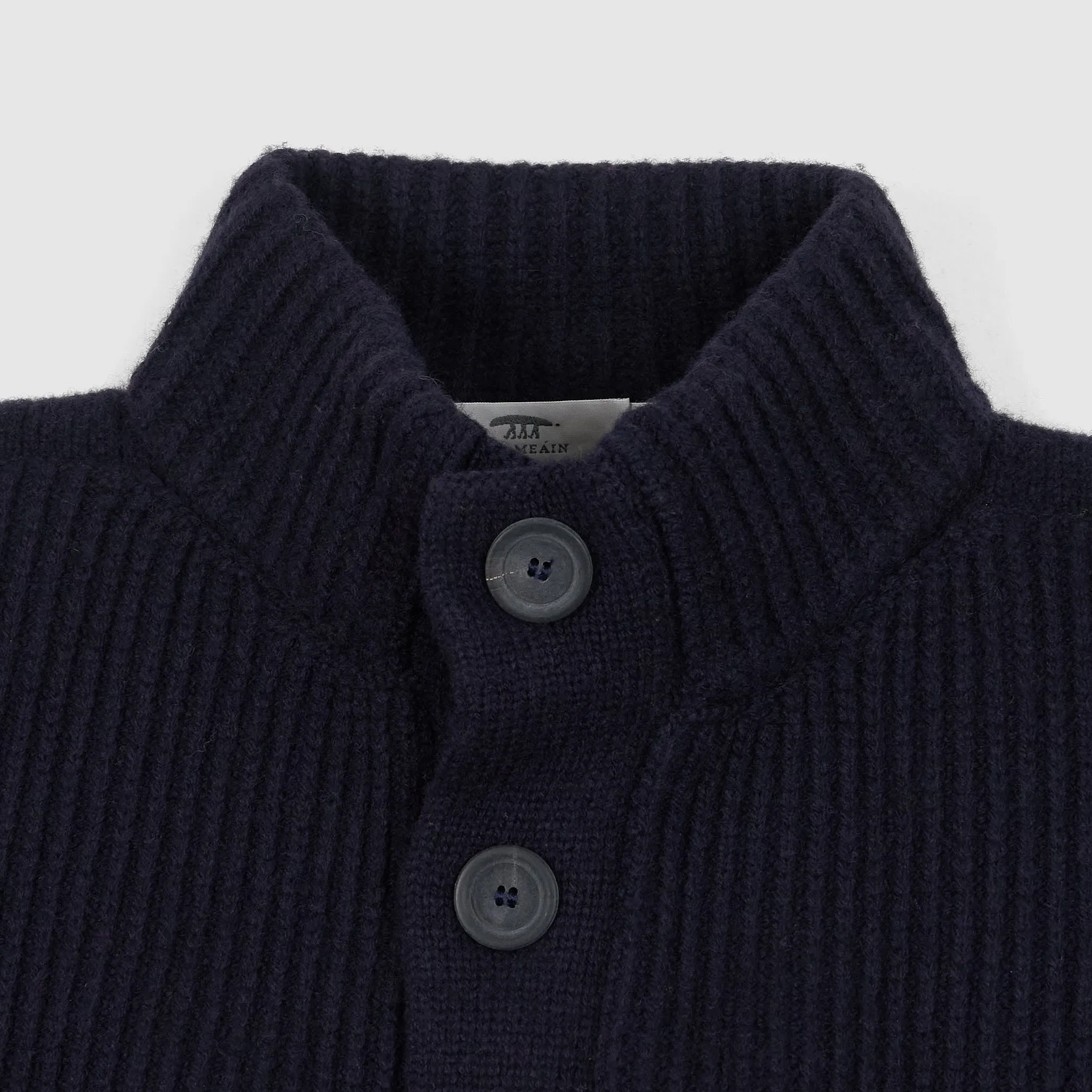 Inis Meáin Button Up Storm Knit Jacket