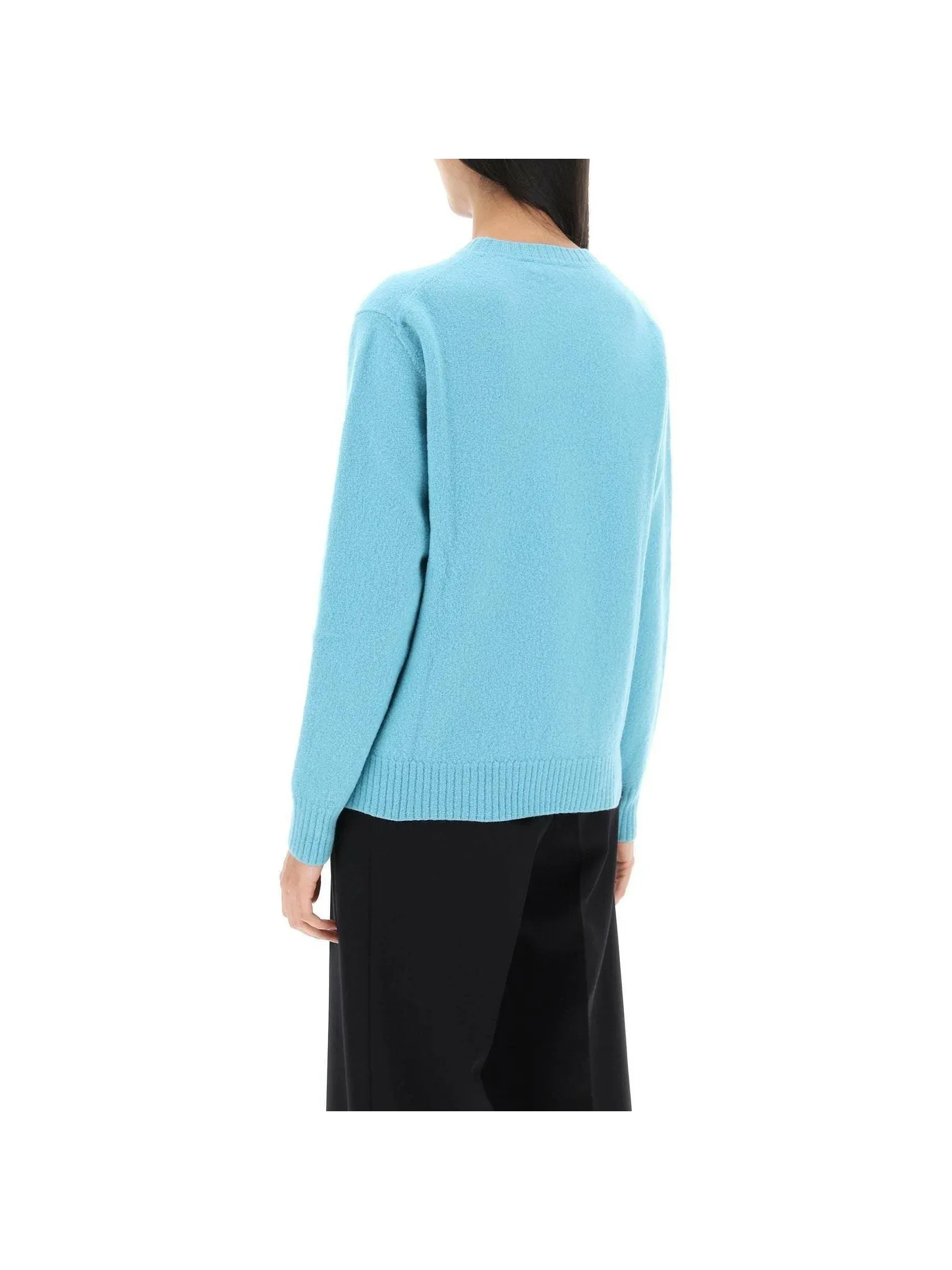 Knit Wool Crew Sweater