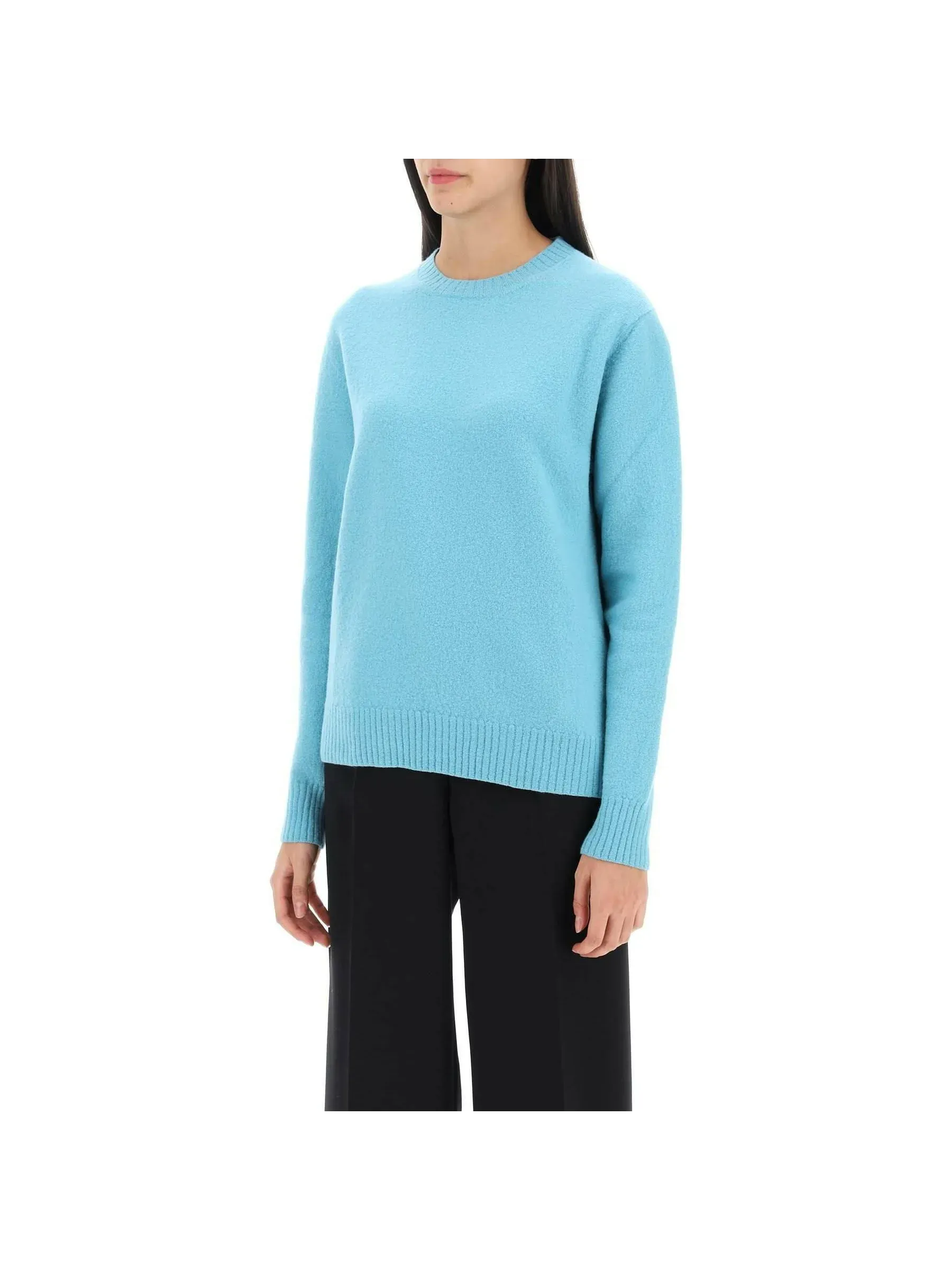 Knit Wool Crew Sweater