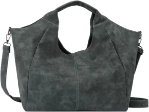 Large Vintage Tote Bag for Women Soft Vegan Leather Handbags for Work Travel Shoulder Crossbody Purse Satchel