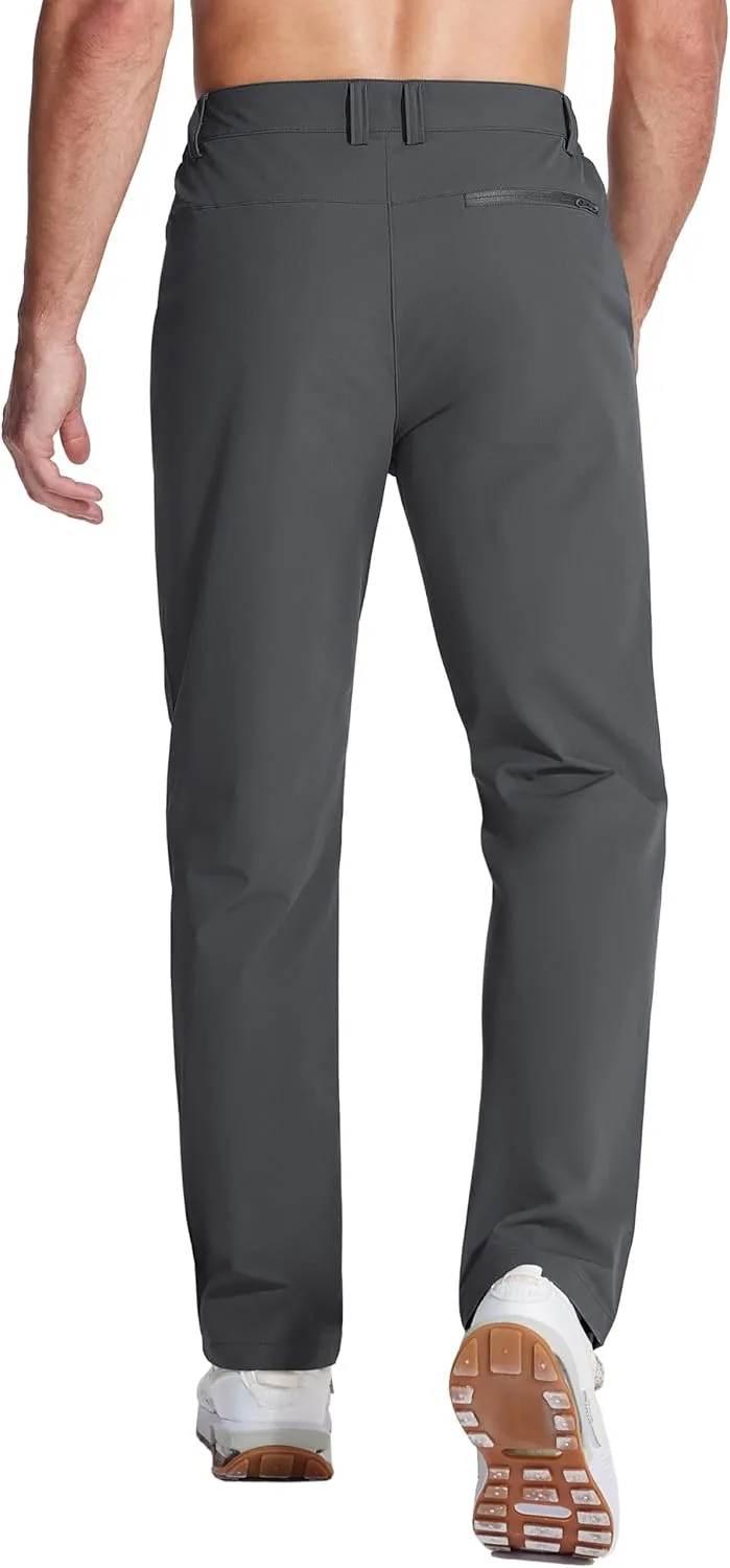 MAGCOMSEN Men's Lightweight Hiking Pants with 4 Pockets Water Resistant Quick Dry Fishing Travel Work Outddoor Pants
