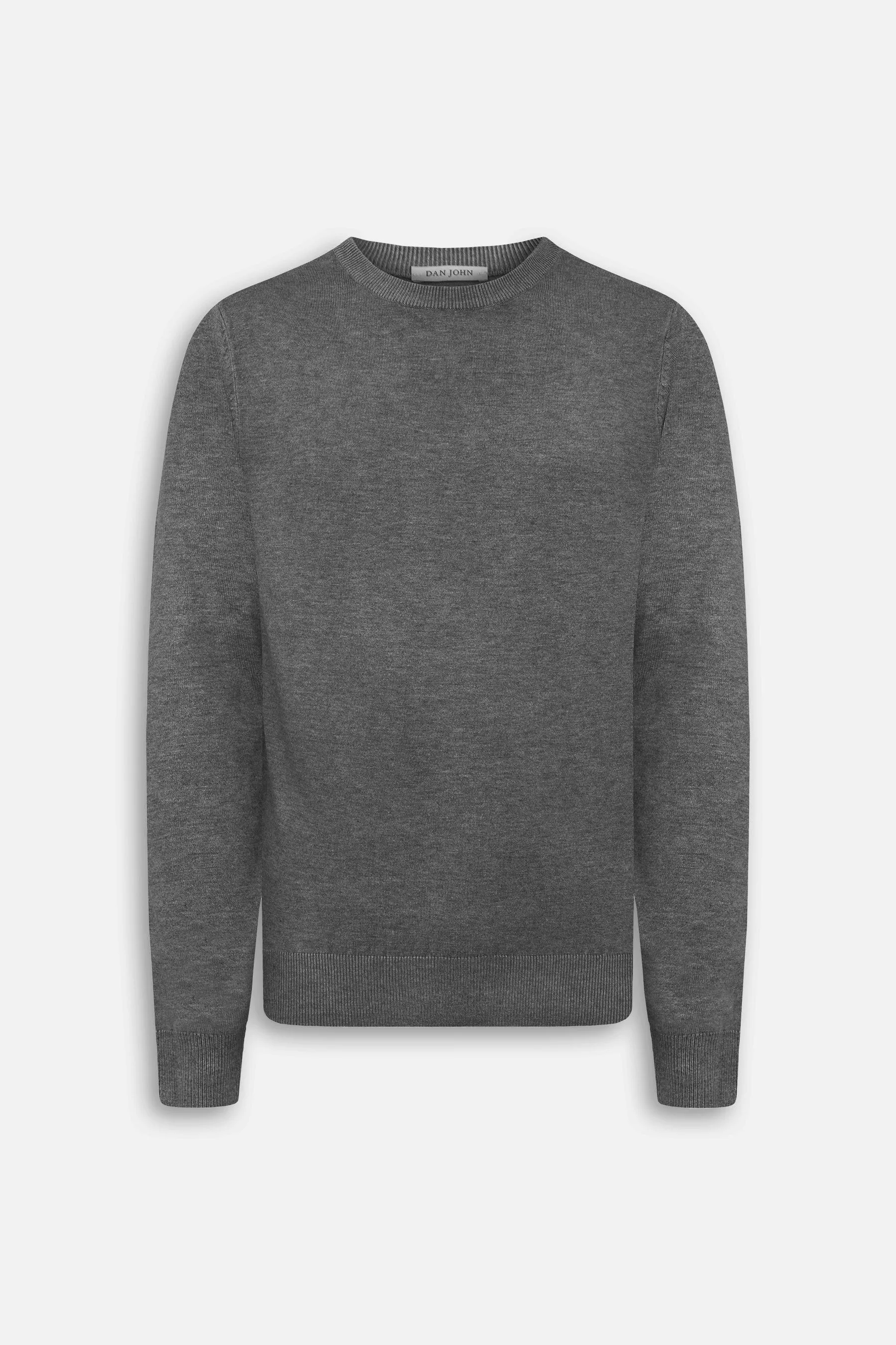 Maglia girocollo basic grigio