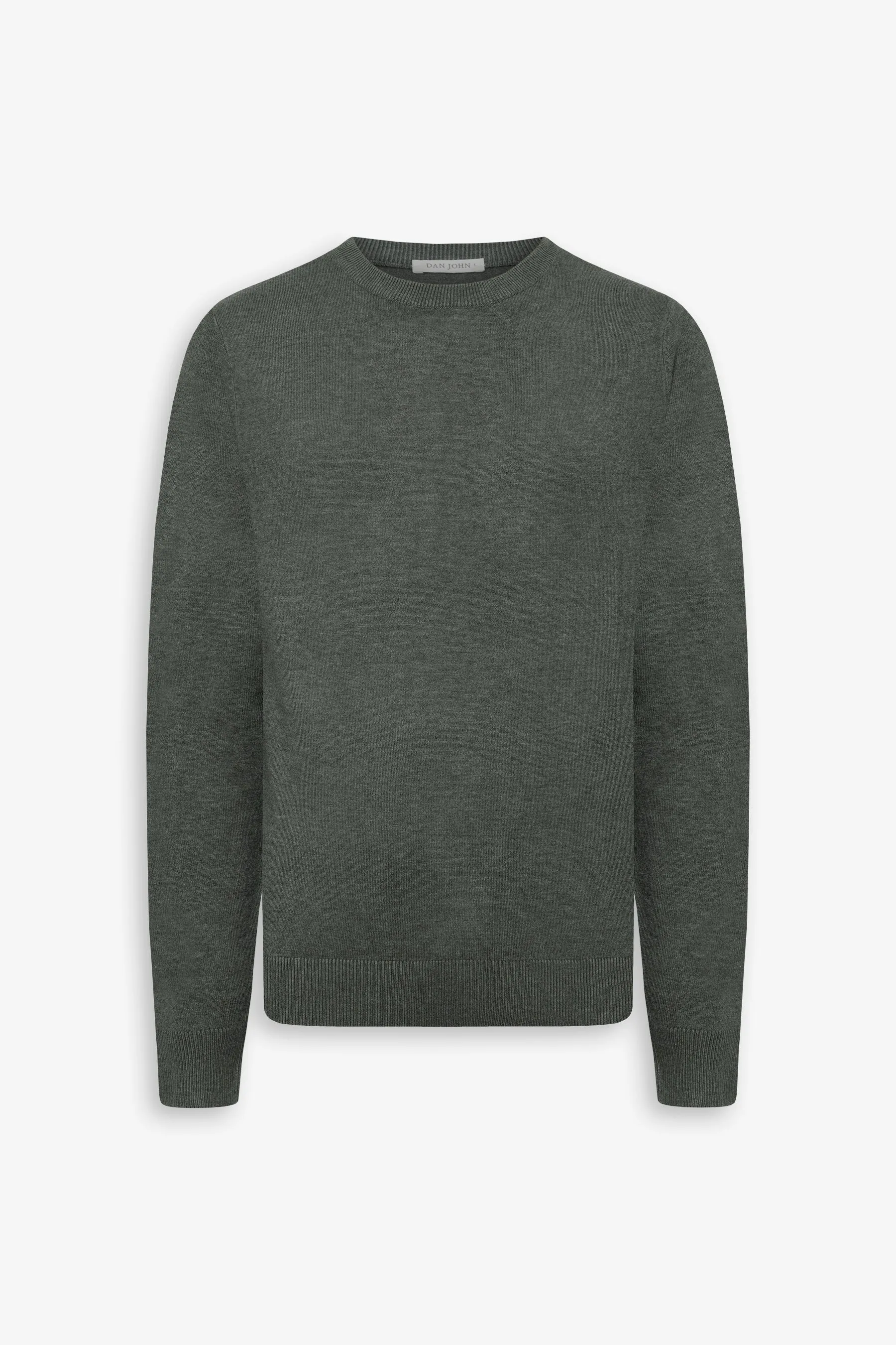 Maglia girocollo basic verde