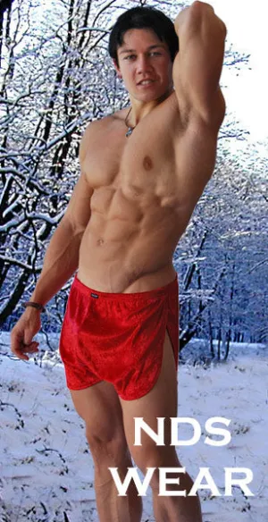 Mens Velvet Side Split Shorts