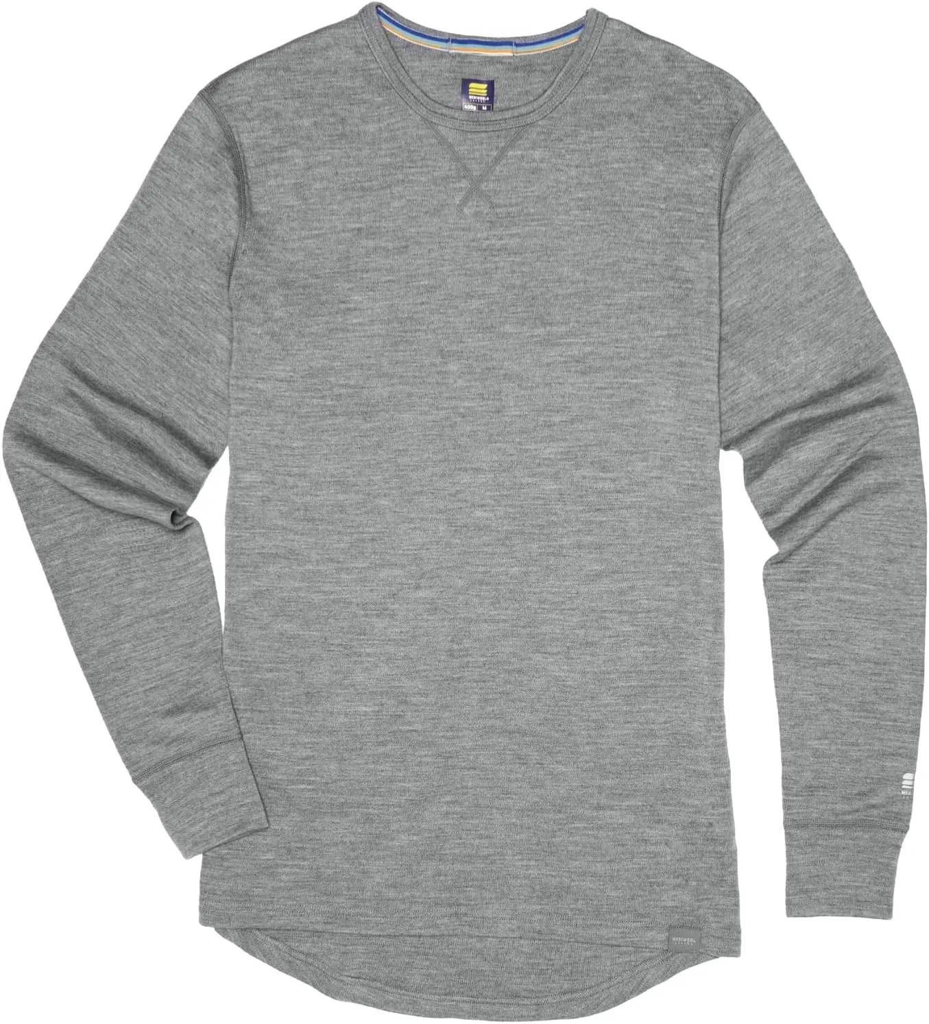 MERIWOOL Mens Base Layer 100% Merino Wool Heavyweight 400g Thermal Shirt for Men