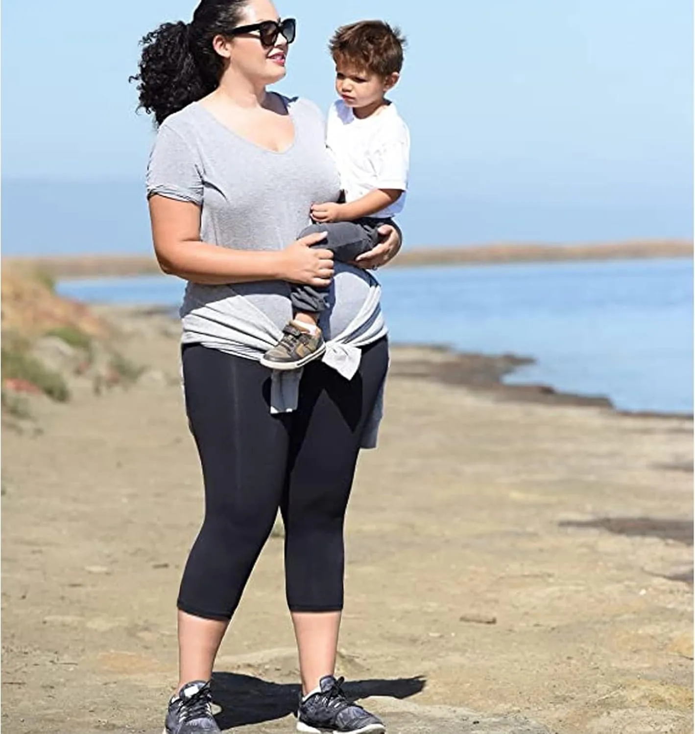 NEW YOUNG 3 Pack Plus Size Leggings with Pockets for Women,High Waist Tummy Control Workout Yoga Pants