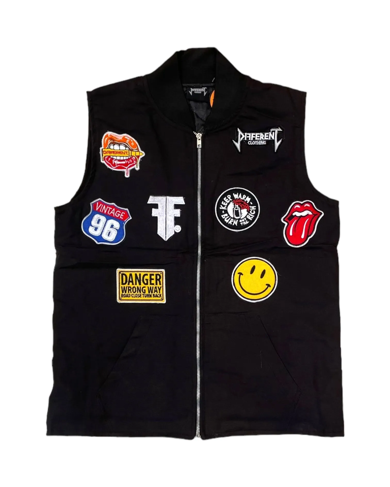 Patched Up Bomber Vest