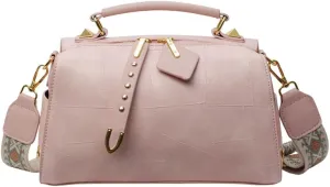 Retro Crossbody Bags for Women Small Shoulder Bag Soft PU Leather Handbags Purses Fashion Tote Satchel