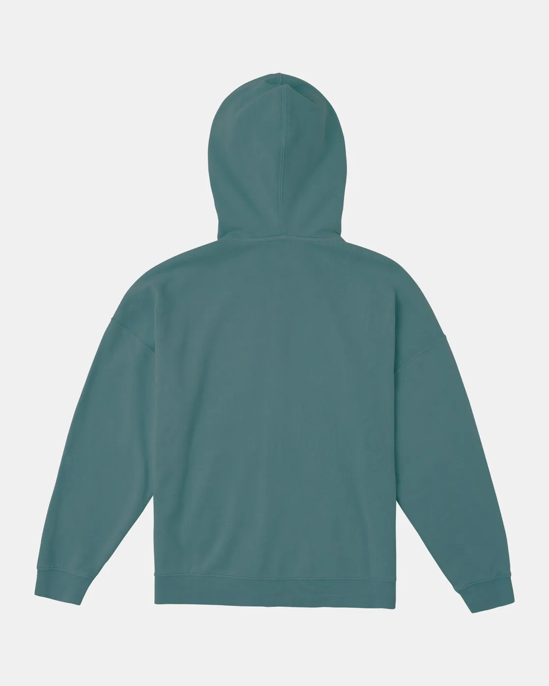 Rose Machado Thrift Zip-Up Hoodie - Teal