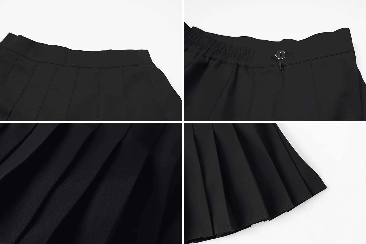 SANGTREE Women's Girls A-Line Long Pleated High Waist Fashion Skirt, School Uniform Cosplay