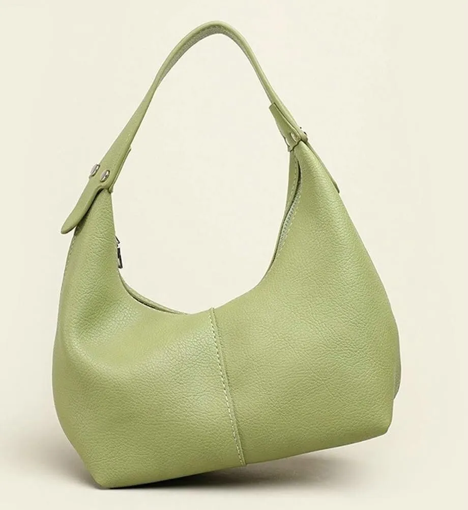 Soft Vegan Leather Hobo & Shoulder Dumpling Handbags for Womens Small Tote Purse Featuring