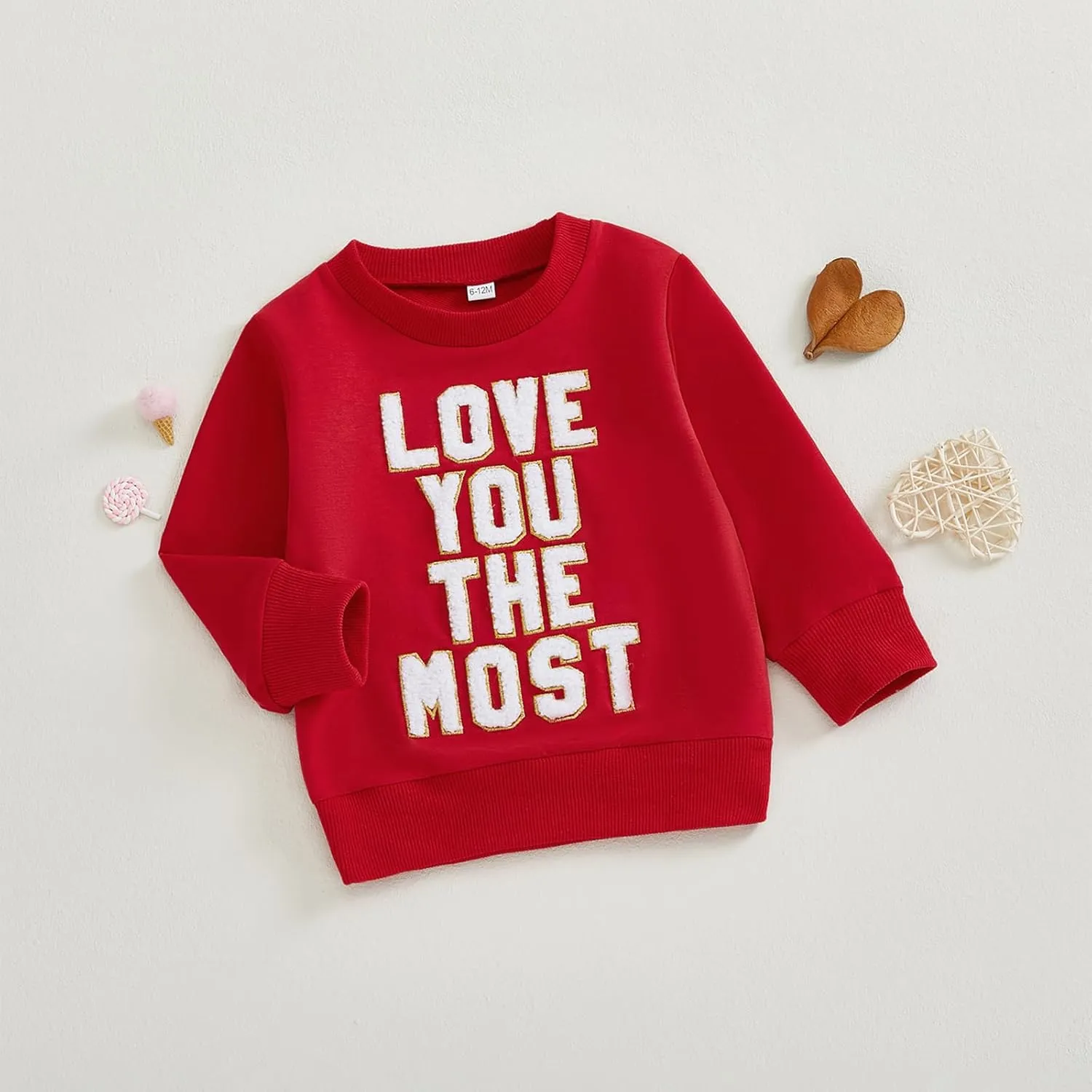 Toddler Baby Boy Crewneck Sweatshirt Tractor Letter Long Sleeve Pullover Tops Fall Winter Outfits Casual Clothes