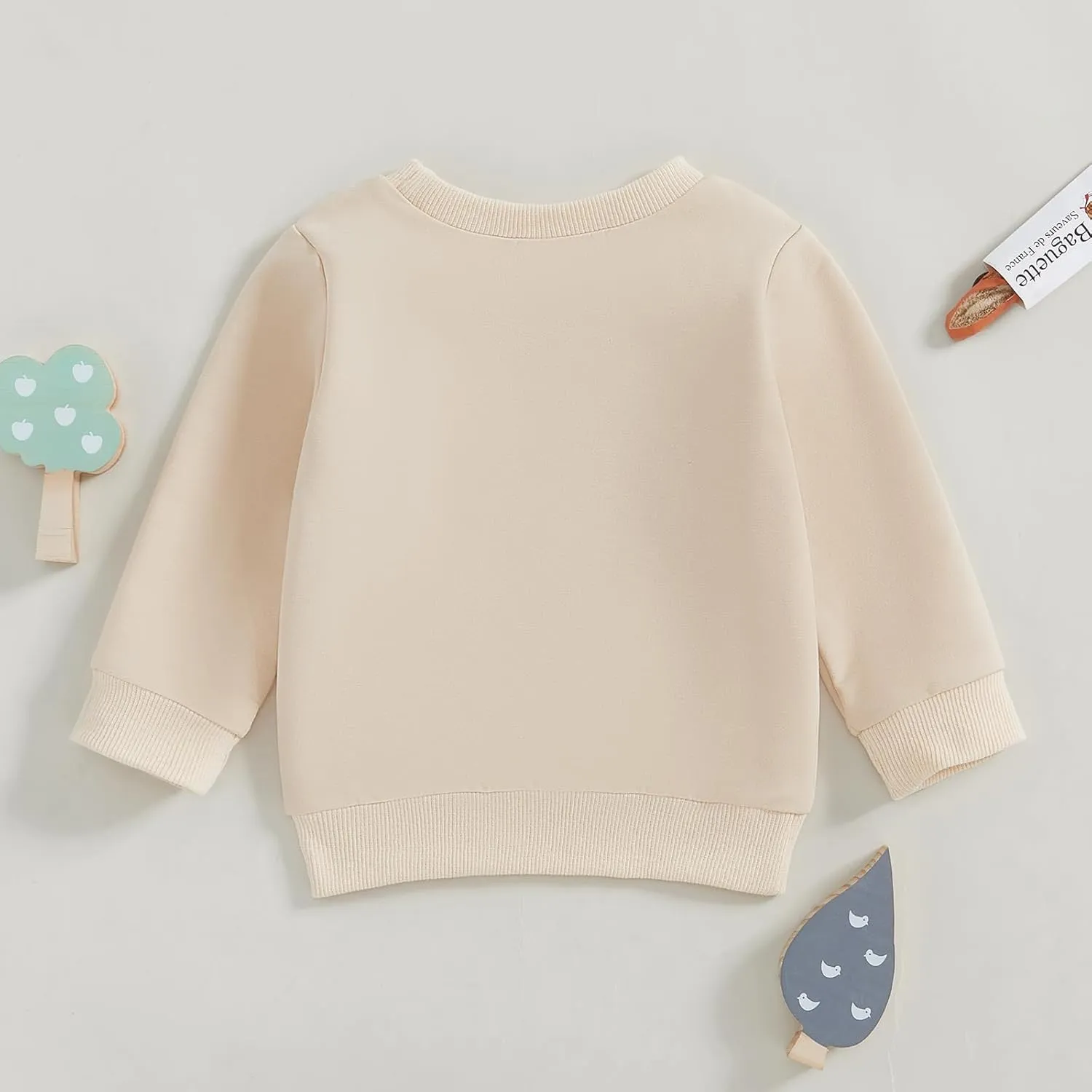 Toddler Baby Boy Crewneck Sweatshirt Tractor Letter Long Sleeve Pullover Tops Fall Winter Outfits Casual Clothes