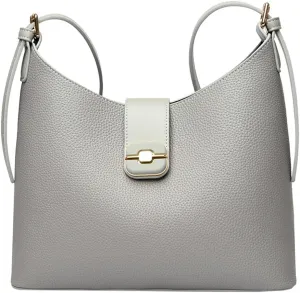 Trendy Vegan Leather Shoulder Crossbody Bag for Women Small Bucket Tote Purse Handbags Shopping Satchels Gifts