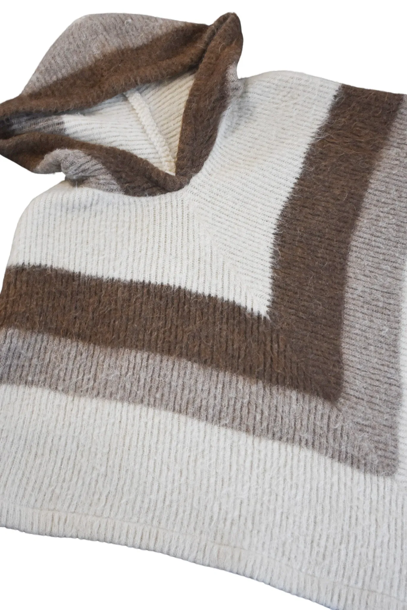 Vintage Eider knit Icelandic poncho, OSFM