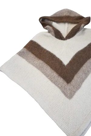 Vintage Eider knit Icelandic poncho, OSFM