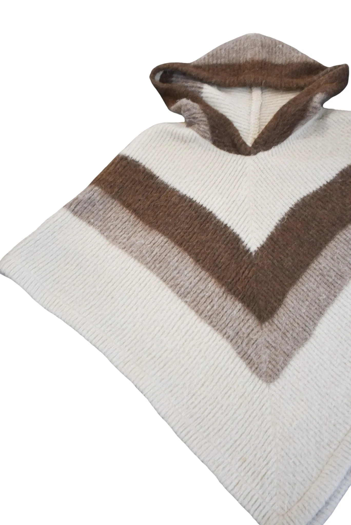 Vintage Eider knit Icelandic poncho, OSFM