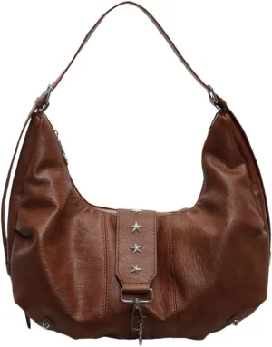 Vintage Vegan Leather Shoulder Bags for Women Large Dumpling Tote Purses Soft Handbags Y2k Metal Crossbody Satchels