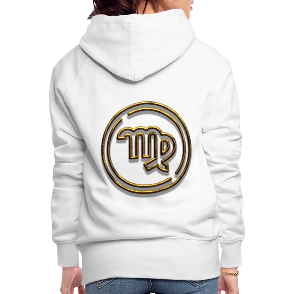 Virgo 3D Gold Women’s Premium Hoodie